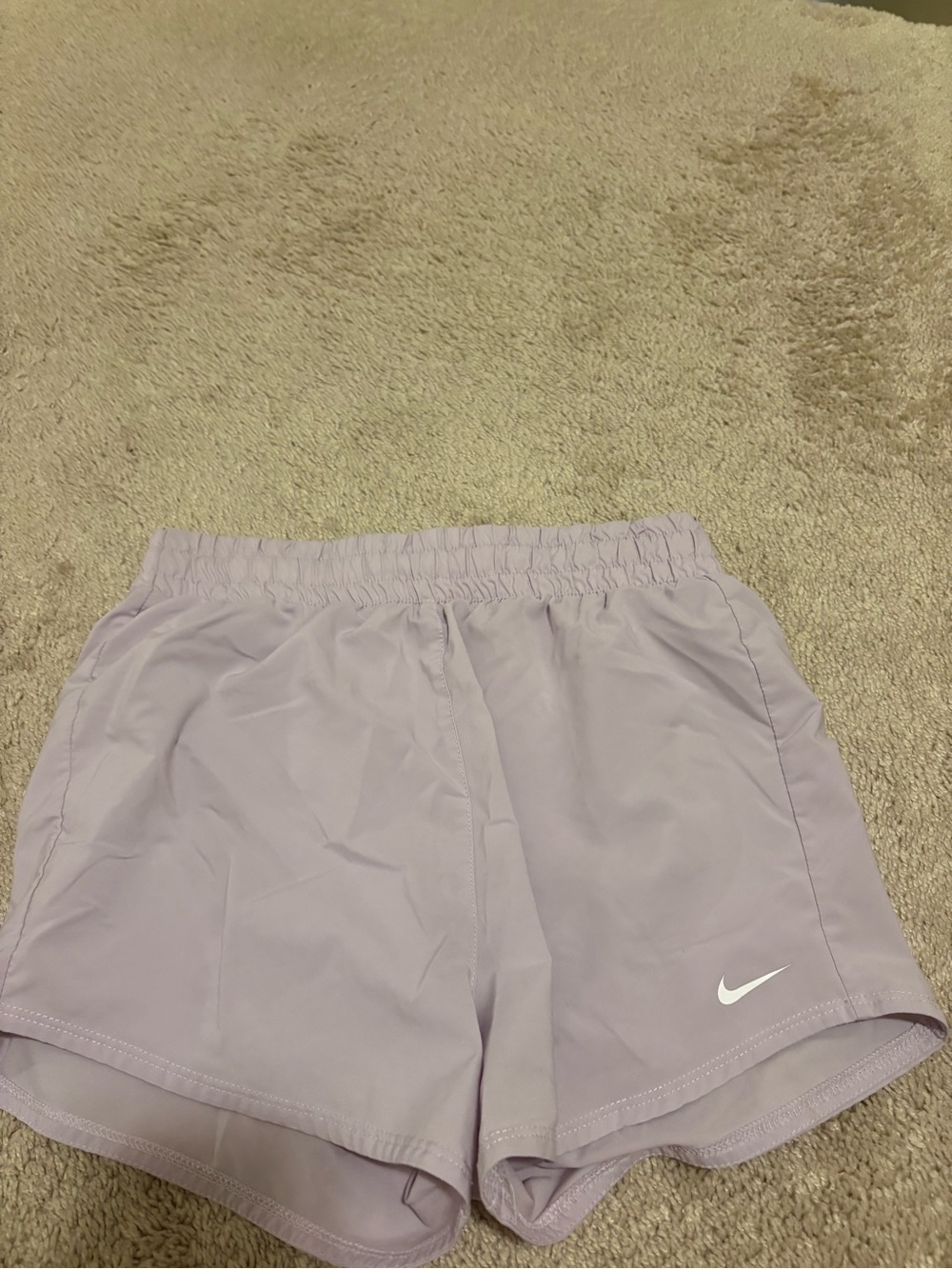 Nike Women's Lavender Performance Running Shorts